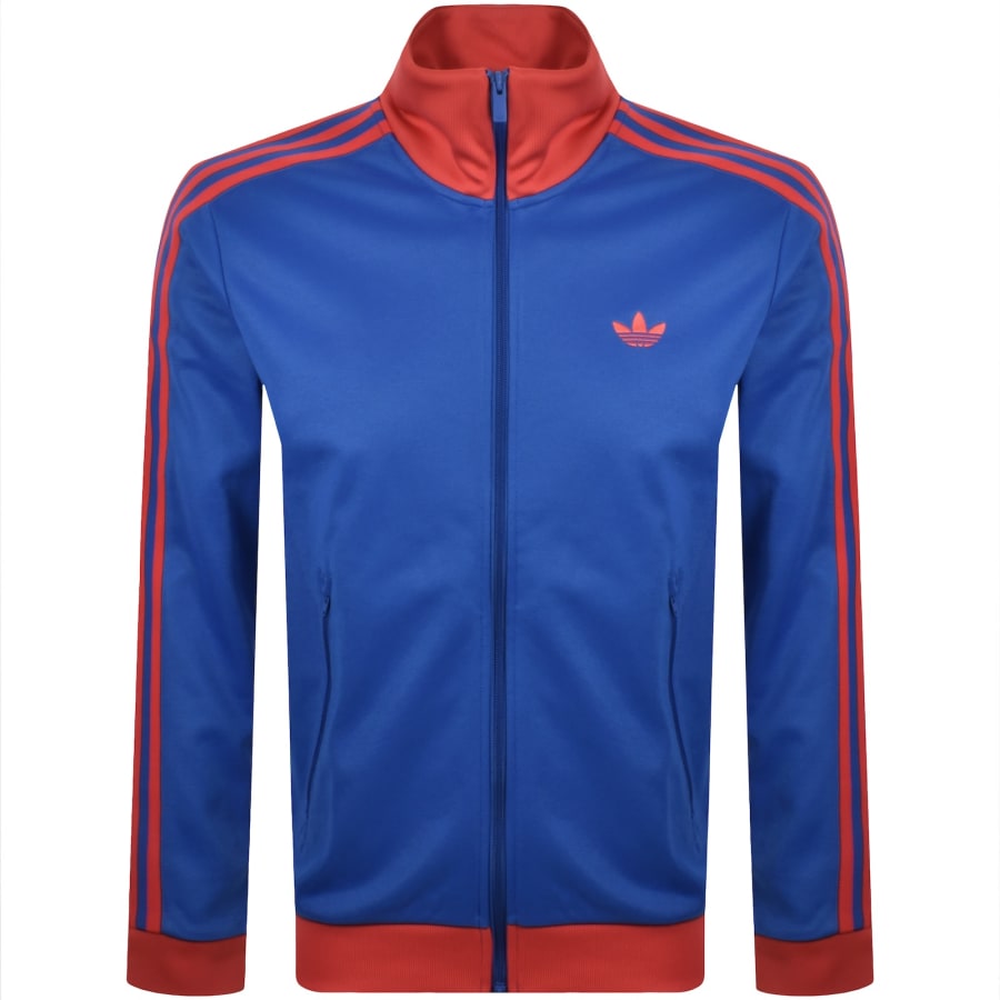アディダス　adidas ジップアップジャケット 青 赤 adidas Originals Classic Track Top Blue | Mainline Menswear us